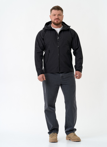 Мужская ветровка черного цвета