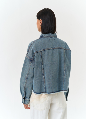 Женская джинсовая куртка