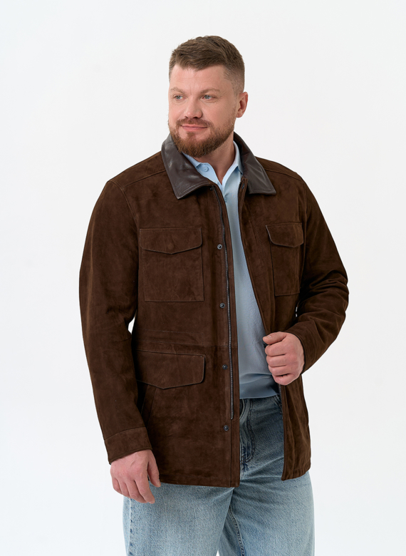 Мужская куртка из натуральной замши