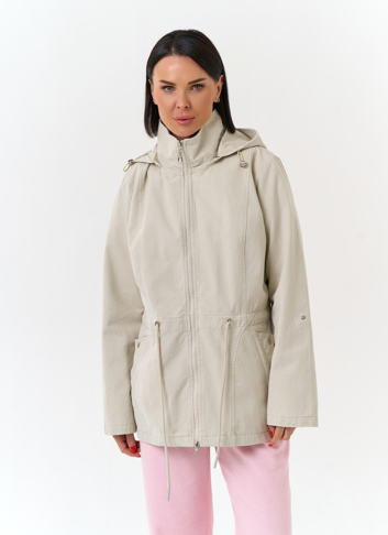 Женская ветровка с капюшоном