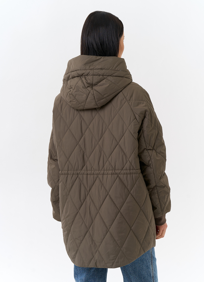 фото Женская куртка с капюшоном  модель № 32505