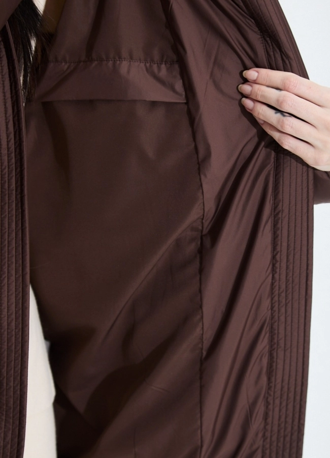 Женский пуховик с мехом песца на воротнике модель № 33749 универмаг малина фото