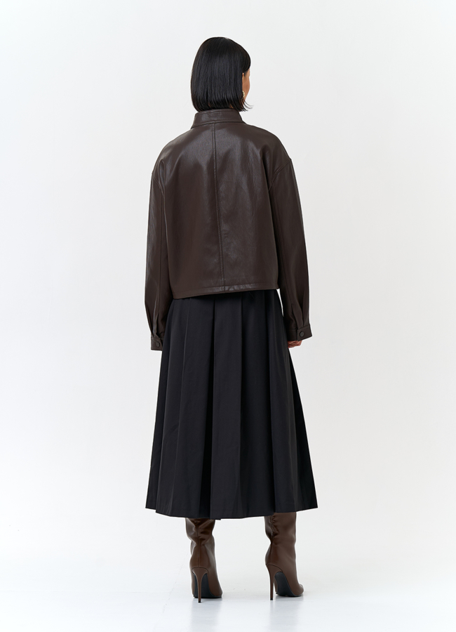 Женская куртка из эко кожи модель № 32840 в кредит