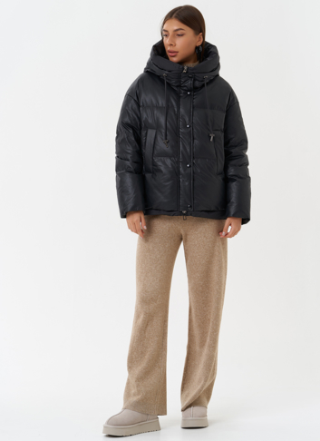 Утепленная куртка с капюшоном