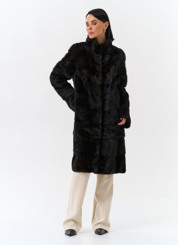 Шуба из меха норки