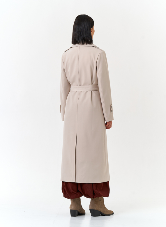 Женский плащ с поясом