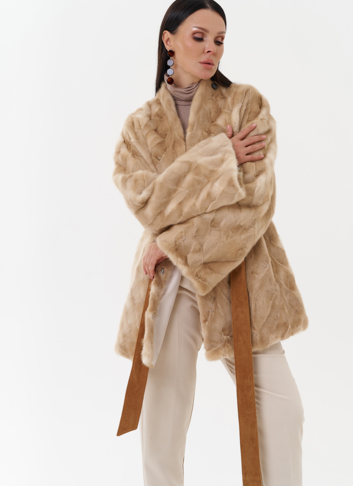 Женская шуба из скандинавской норки