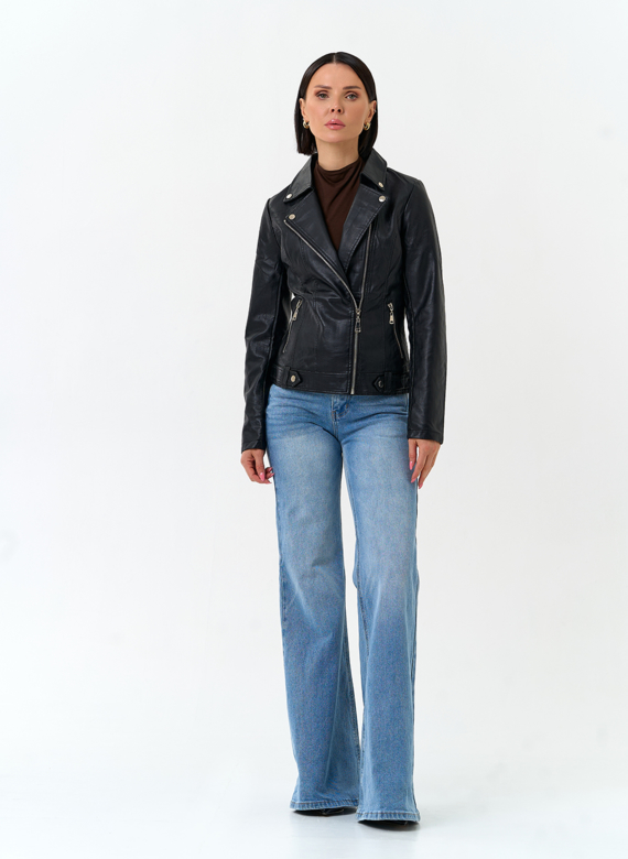 Женская куртка косуха из эко кожи