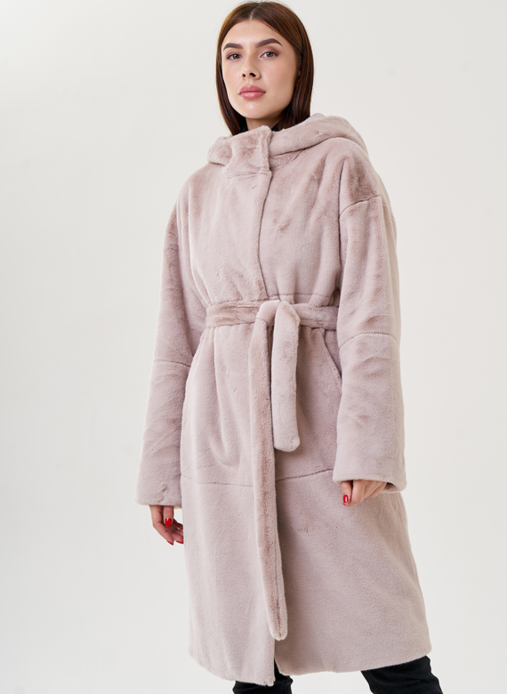 Пальто из искусственного меха