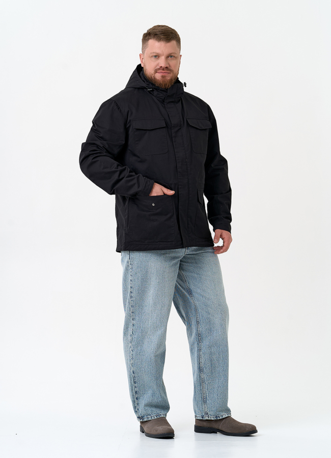фото Куртка мужская с карманами модель № 32708