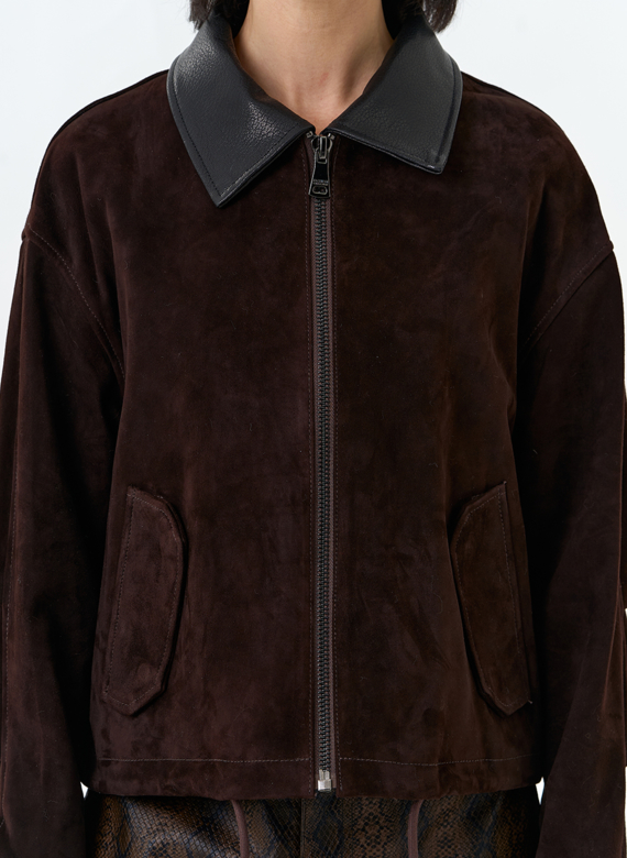 Женская куртка из натуральной замши