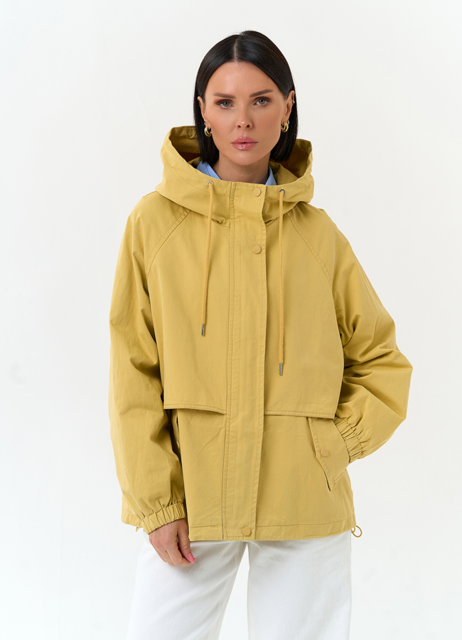 Женская ветровка с капюшоном модель № 33159 универмаг малина