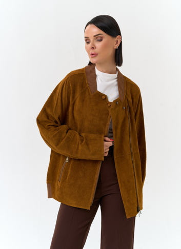 Женская куртка из натуральной замши