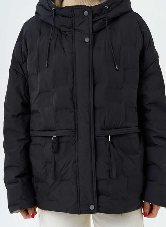 Женская двухсторонняя куртка с капюшоном