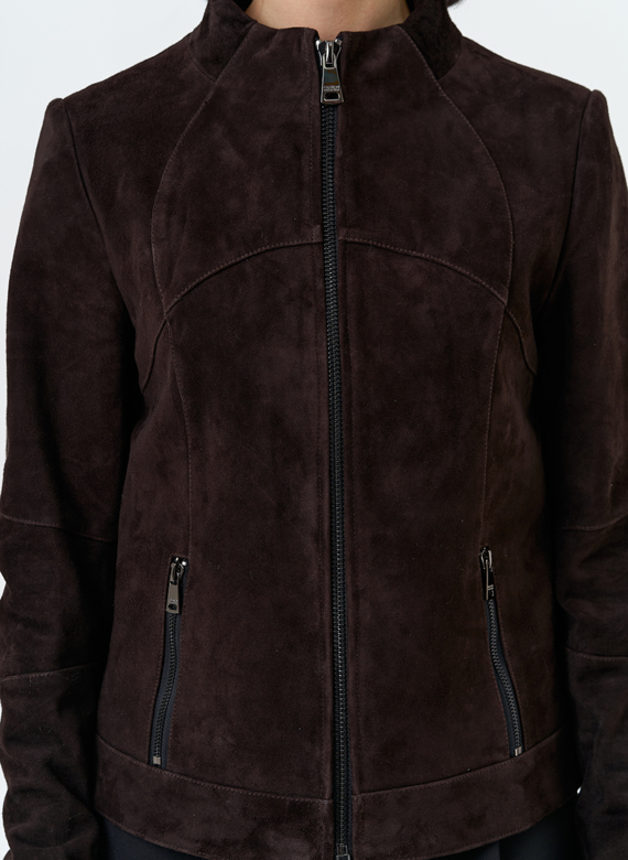 Женская куртка из натуральной замши